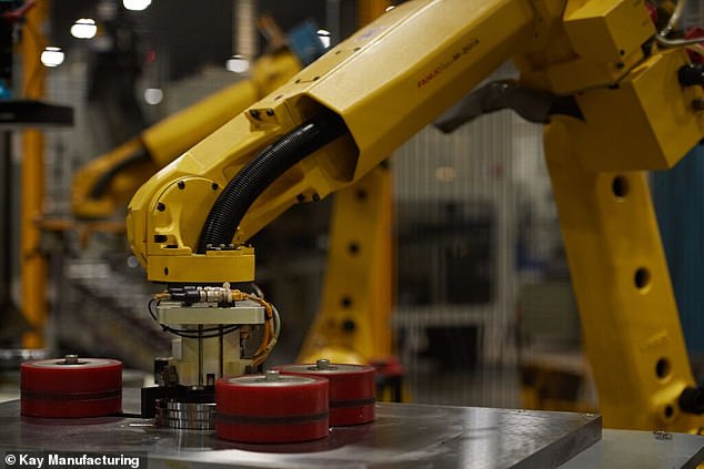 Outside of the busy city locations, the reported found that the manufacturing industry in the Midwest is being threatened the most by robot workers