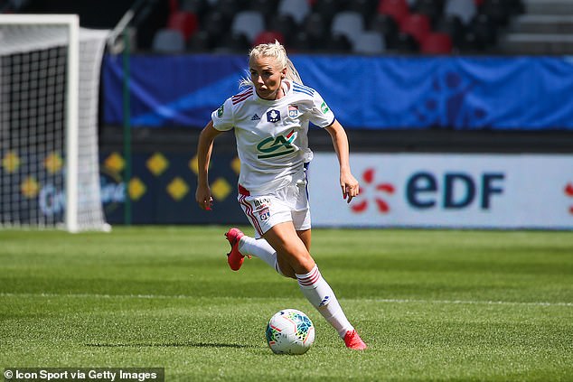 Taylor will also join up with Nikita Parris and Alex Greenwood (pictured) in France