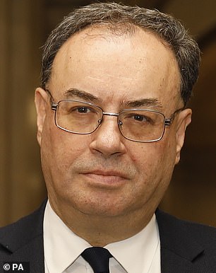 Rethink: Bank governor Andrew Bailey