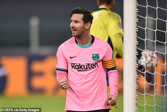 Six-time Ballon d'Or winner and Barcelona captain Lionel Messi was included in the team