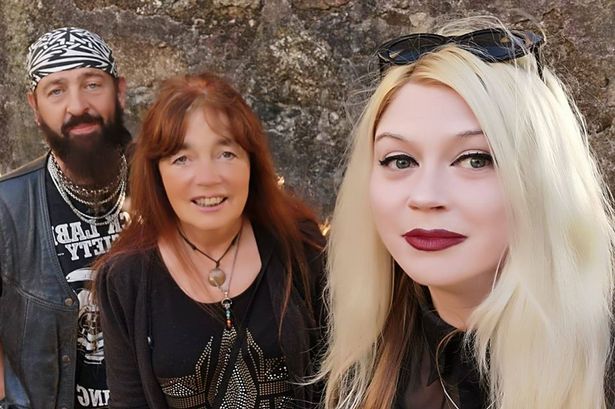 The Cornish Ghost Whispers – from left, Nick Pearse, Suzanne Collins and Candice Collins