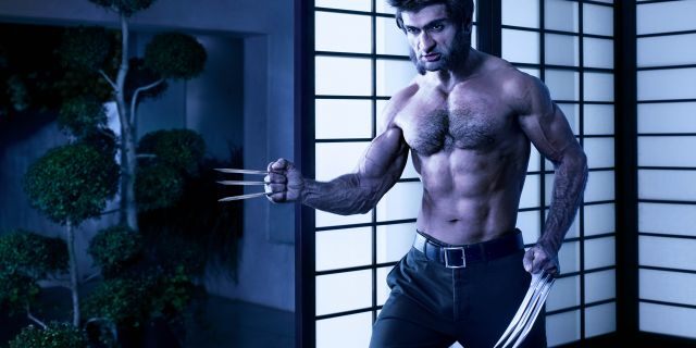 Kumail Nanjiani paying tribute to Hugh Jackman as Wolverine.