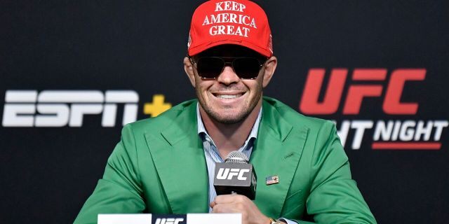 Colby Covington is an unabashed Trump supporter. (Photo by Jeff Bottari/Zuffa LLC)