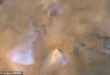 50-mile-high dust towers may have caused Mars’s water supply to disappear by launching it into space New research shows that giant dust towers that form during planet-wide storms on Mars might have helped drain the planet