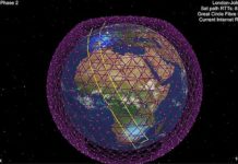 CEO of Arianespace calls out Elon Musk for ‘colonizing’ low-orbit with 40,000 Starlink satellites Arianespace CEO, Stéphane Israel, commented on the project during an interview with France Inter saying the California company is trying to ‘colonize’ low-Earth orbit and is monopolizing the sector (pictured is a computer simulation of the project)