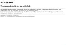 Unauthorized Affiliate – error page